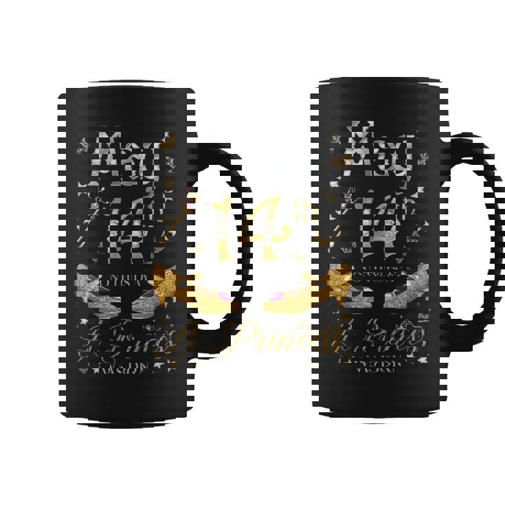 5月14日 プリンセスが生まれた 5月14日 誕生日 女の子 長袖tシャツ コーヒーマグ