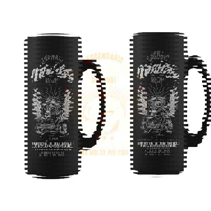 60 Anni Nato 1961 Leggendario Motociclista Figo Regalo Papà Tazze