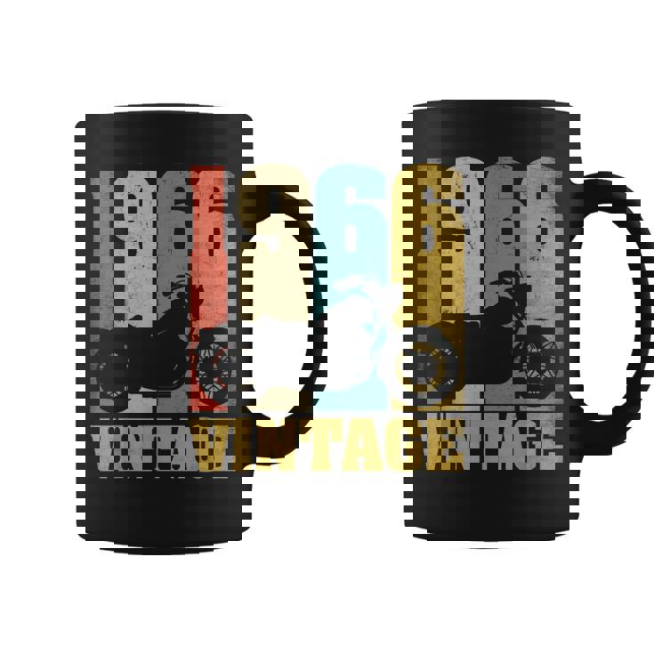 60 歳の誕生日バイカーギフトtシャツ-ヴィンテージ1966バイク コーヒーマグ