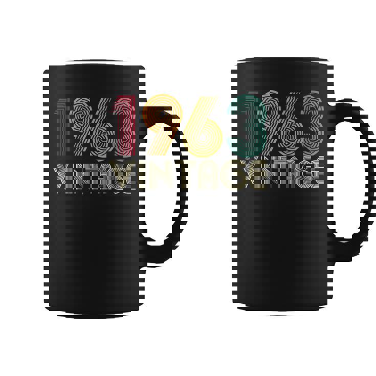 63歳の誕生日プレゼント 63歳 男性 女性 レトロ ヴィンテージ 1963 コーヒーマグ