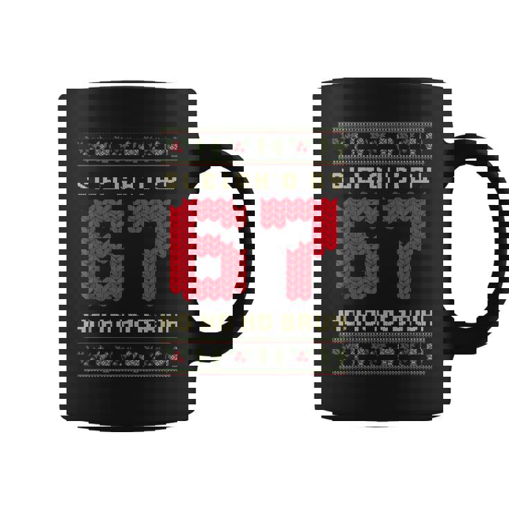 67 Santa Sleigh By Ugly Christmas Coffee Mug