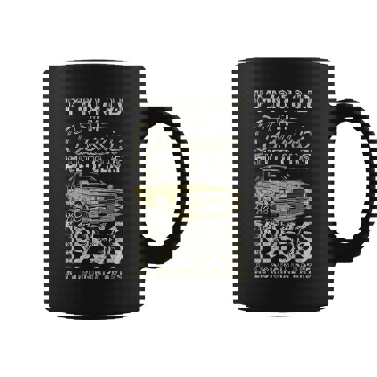 70 歳の誕生日、1956 年以来、クラシックカー、70 歳 コーヒーマグ