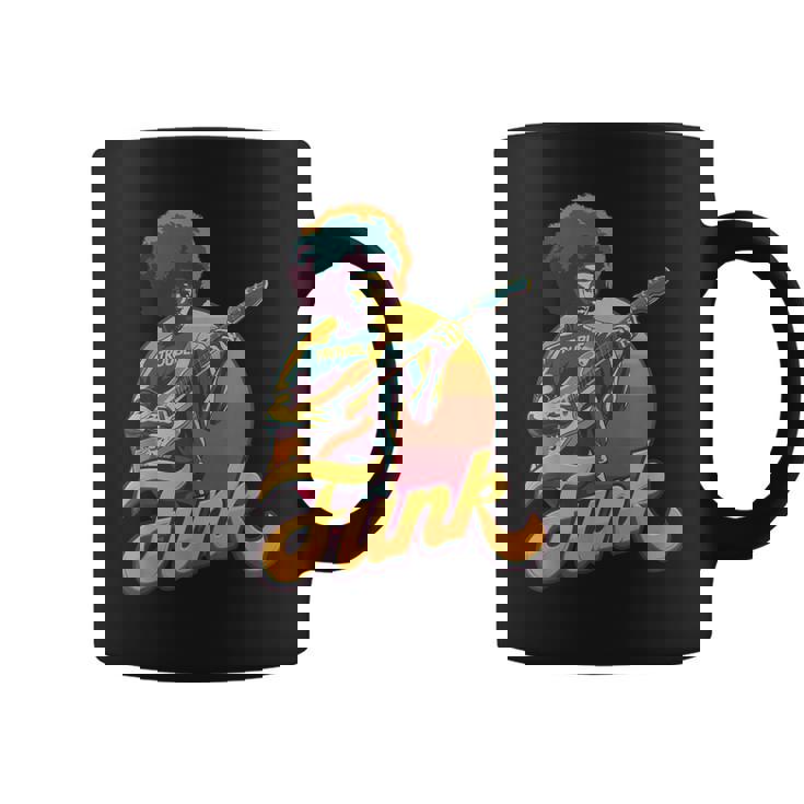 70年代レトロ・ファンク・アフロ・バンド・ギタリスト ジャズ・ファンク&ソウル コーヒーマグ