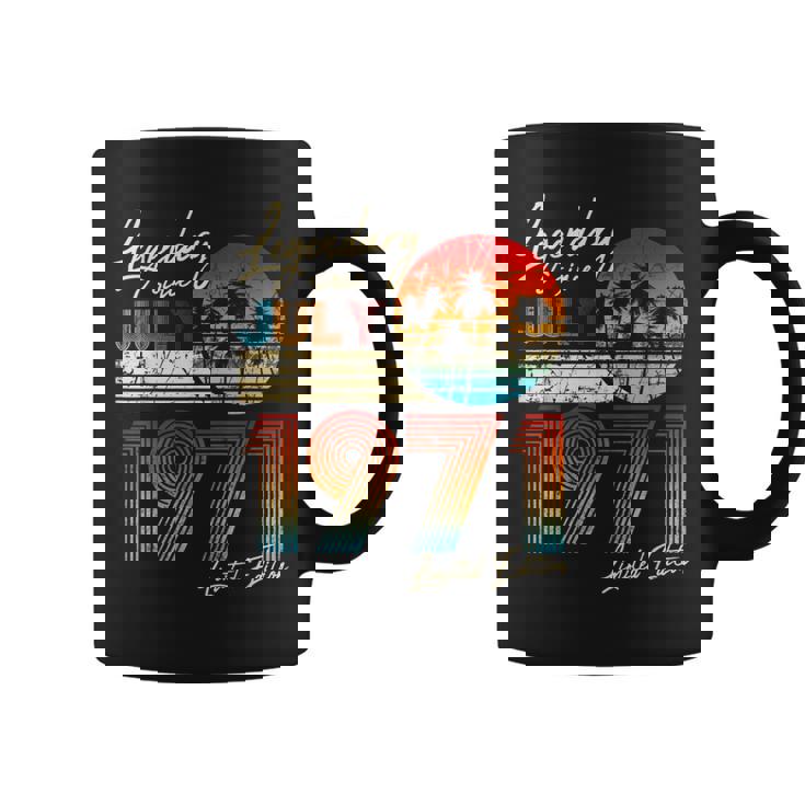 7月誕生日ギフト50年ヴィンテージ1971年生まれ。 コーヒーマグ