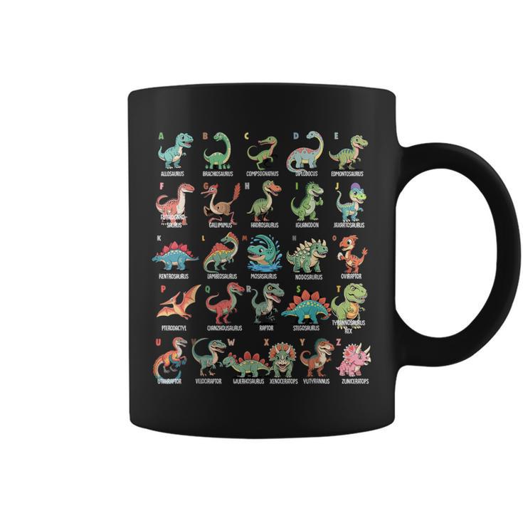 A-Z Dinosaure Alphabet Collection Educatif Cute Cartoon Tasse