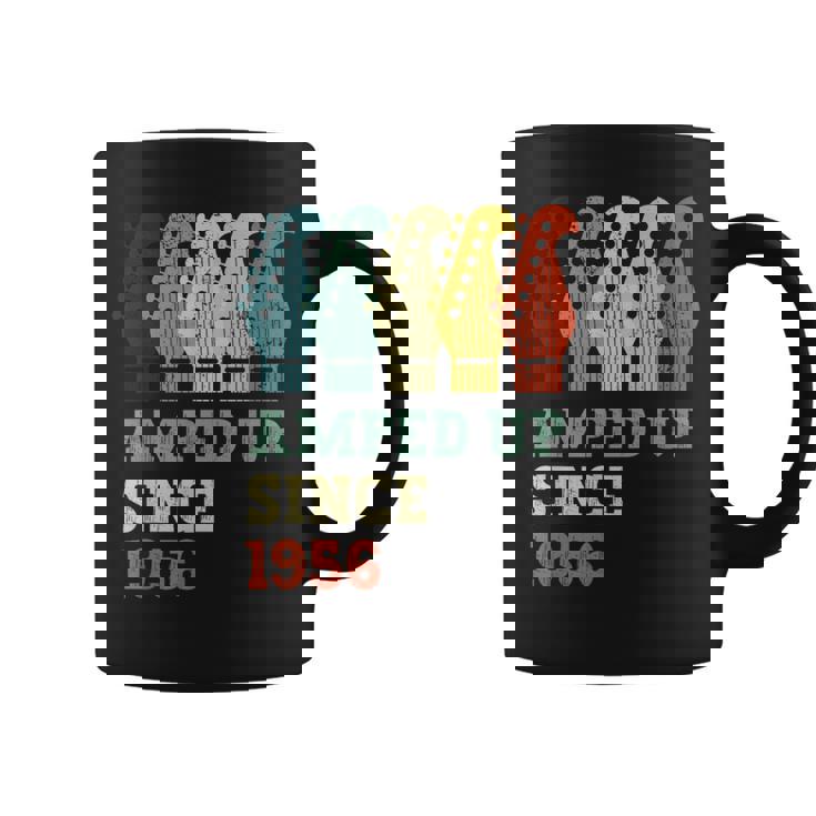 Amped Upince 1956 レトロ 誕生日 ギター 音楽 誕生年 コーヒーマグ