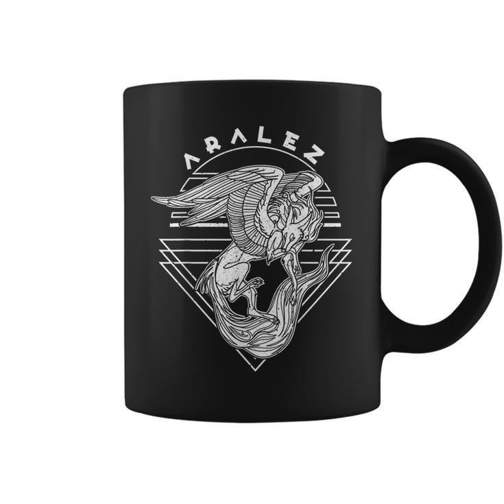 Aralez Arménie Ancien Assyrie Ailé Mythologique Tasse