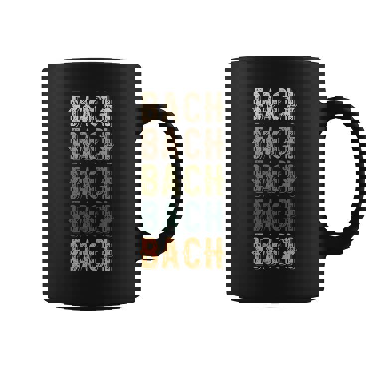 Bach パーソナライズ 同窓会 おそろい ファミリーネーム コーヒーマグ