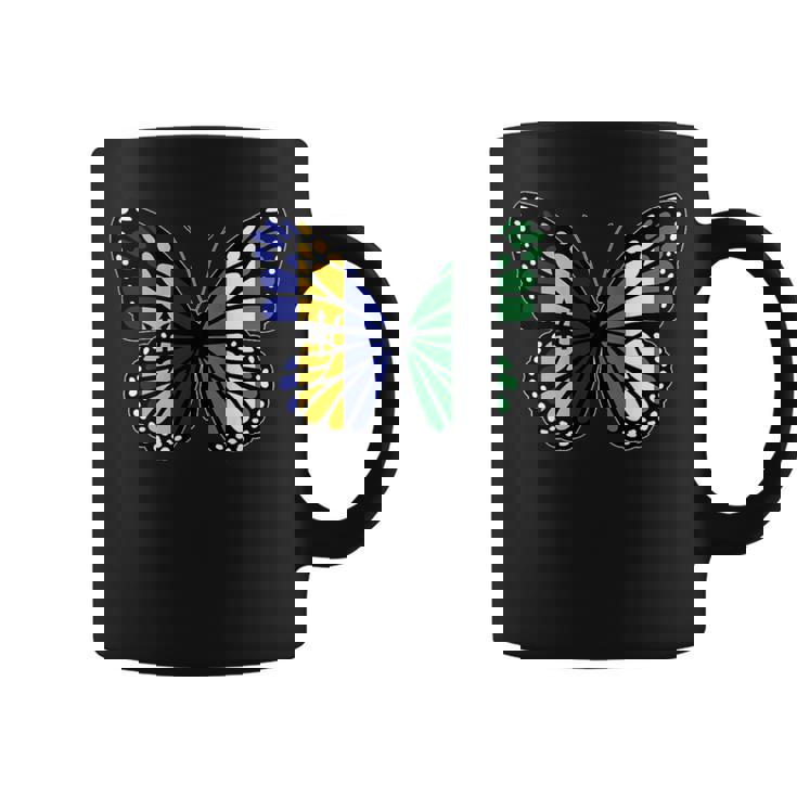 Barbados And Nigeria Mix Butterfly Half Bajan Half Nigerian Tank Top Coffee Mug Barbados And Nigeria Mix Butterfly Half Bajan Half Nigerian Tank Top Coffee Mug
