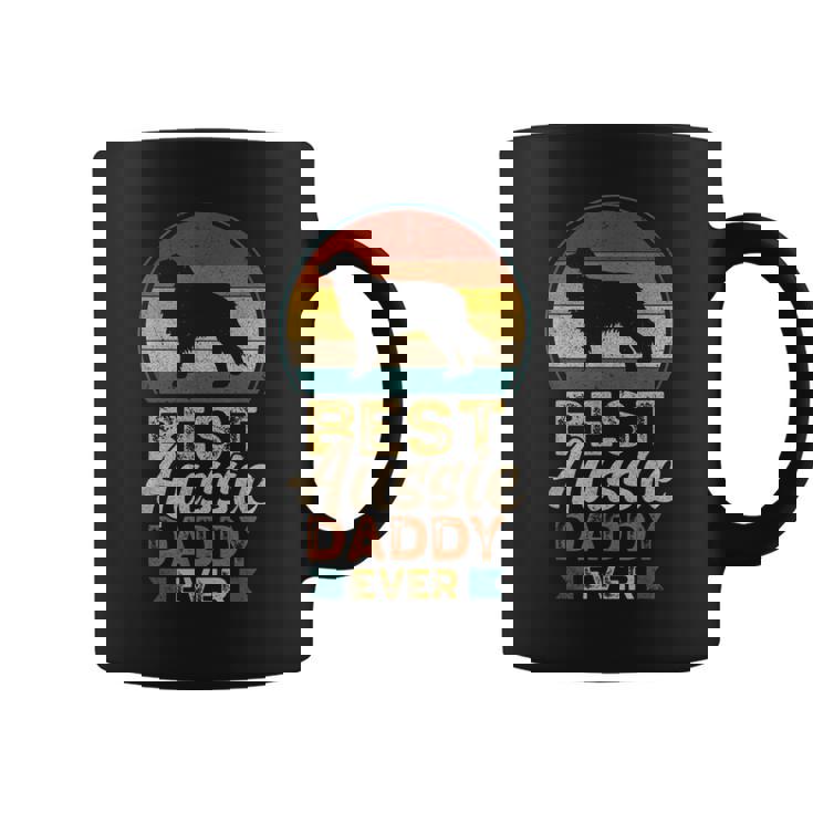 Best Aussie Daddy Ever Father's Day Australianhepherd Dad Tazze