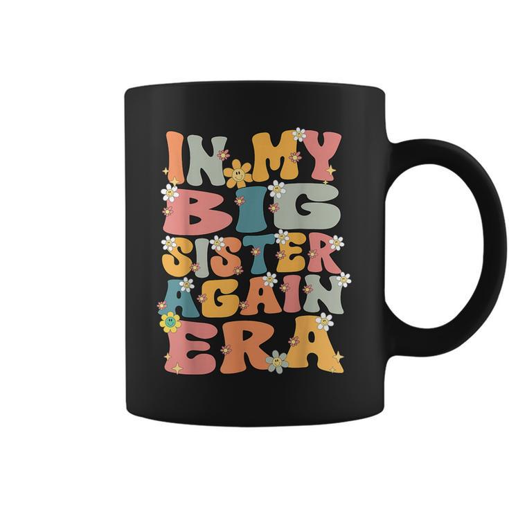 In My Big Sister Again Era Groovy Big Sister Announcement Coffee Mug