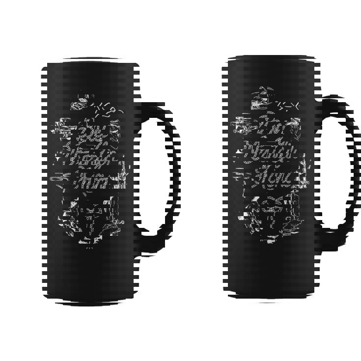 Boy Wranglin Mama Cowgirl Cowboy Western New Mom Coffee Mug