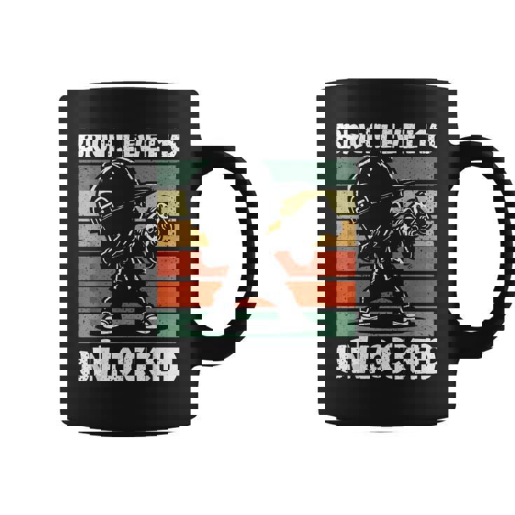 Bruh Nivel 16 Desbloqueado 16 Años Niño 16 Cumpleaños Dabbing Boy Taza de café