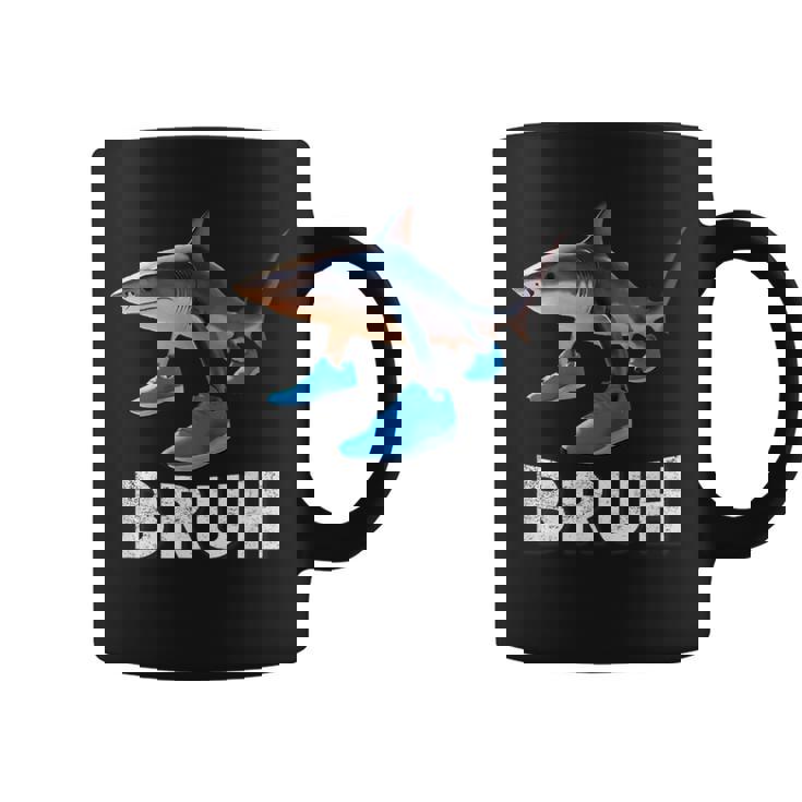 Bruh Sneaker Shark Meme Tralalero Tralala Coffee Mug