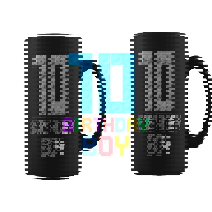 Building Bricks 10歳の誕生日 男の子 10年 マスタービルダー コーヒーマグ