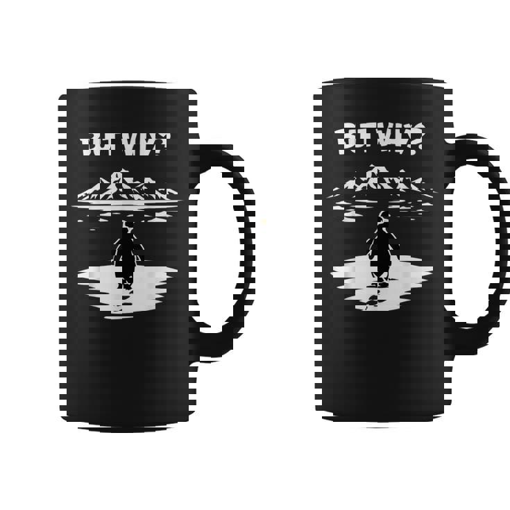 But Why Penguin Mountains Cute コーヒーマグ