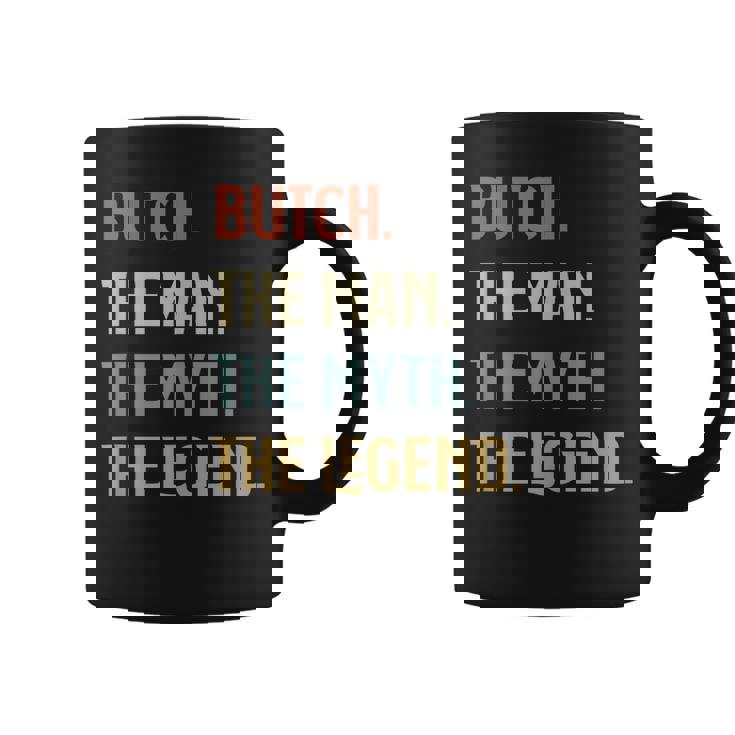 Butch The Man Myth And Legend ファニーネーム カスタマイズ可 コーヒーマグ