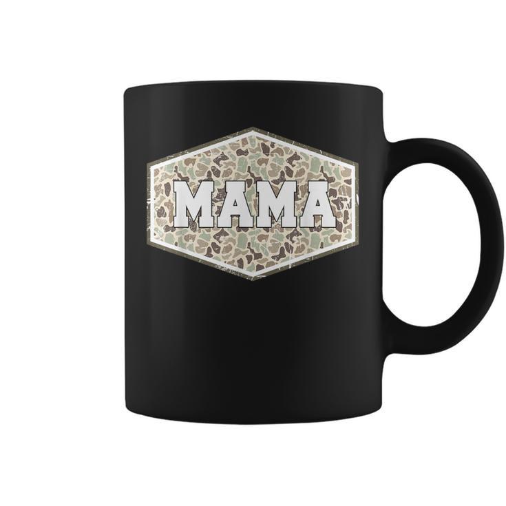 Camo Hunting Mama Vintage Camo Mom Mother's Day Hunting Wife Coffee Mug