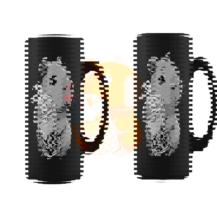 Capybara Bubble Tea Kawaii Niña Disfraz De Capibara Taza de café