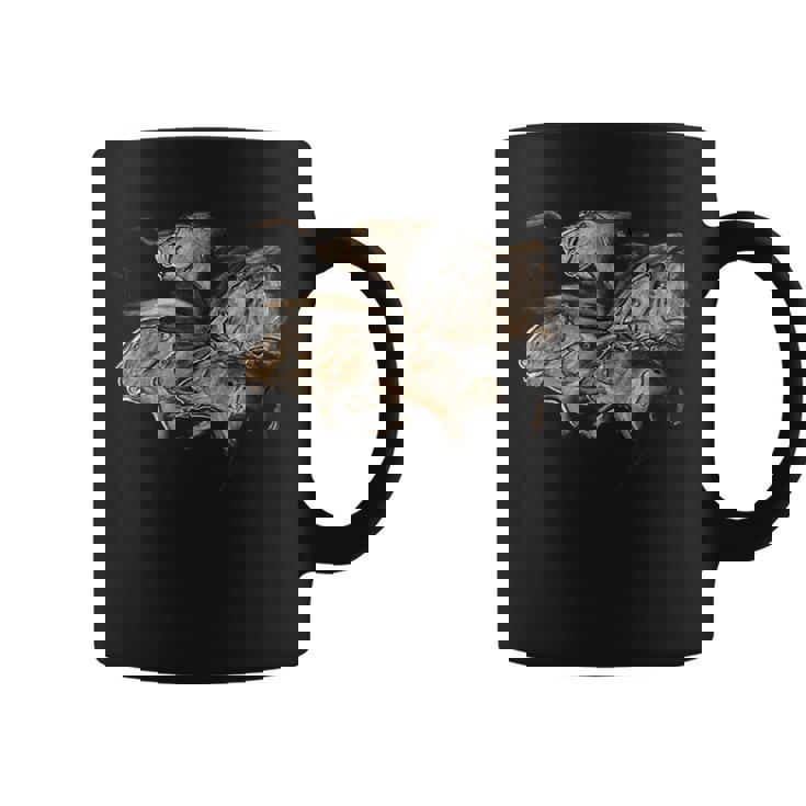 Chauvetのライオンの先史時代の石器時代の洞窟壁画 コーヒーマグ