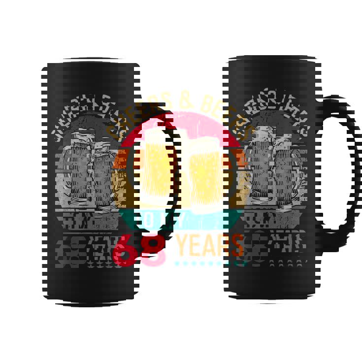 Cheers & Beers To 68 Years 68 Birthday 68Th Bday Men コーヒーマグ