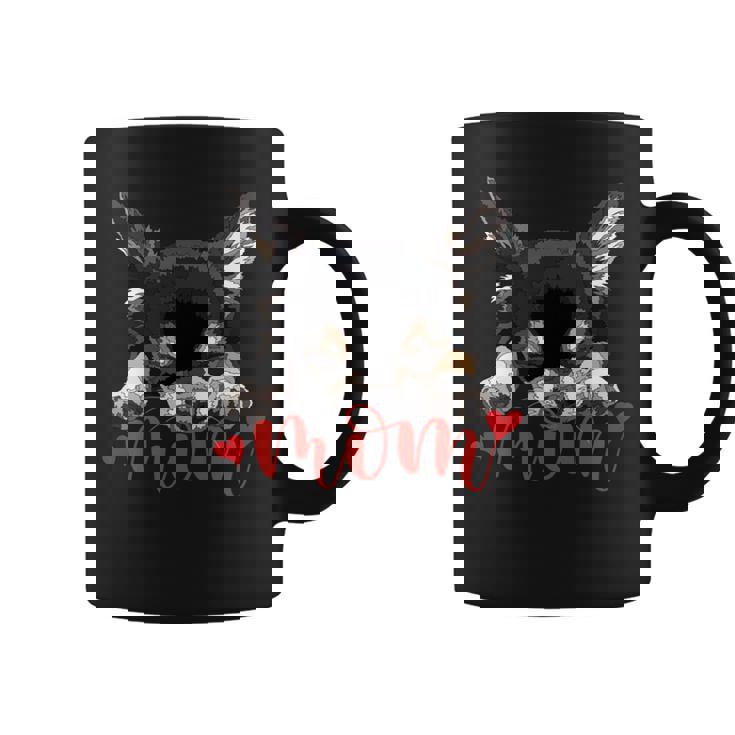 Chihuahua Mom The Dog Mother Chiwawa ブラック&タン チワワ 長袖tシャツ コーヒーマグ