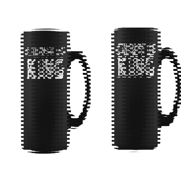 Christ Is King 忠実なキリスト教信者・崇拝者 コーヒーマグ