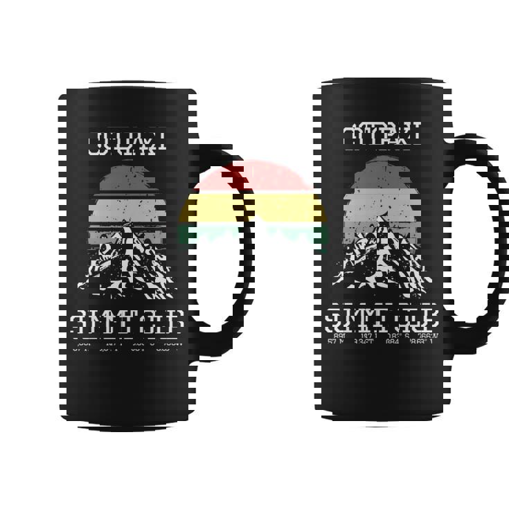 I Climbed Cotopaxiummit Club ハイキング エクアドルハイキング 長袖tシャツ コーヒーマグ