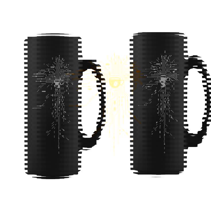 Coffee Powered Programmer Computer Geek CPU Print Coffee Mug