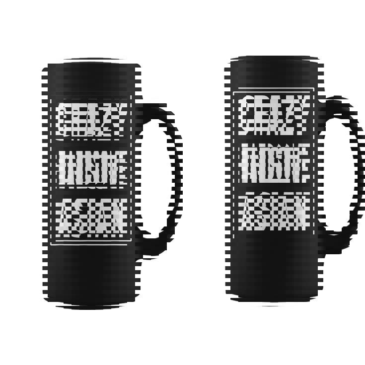 Crazy Handsome アジアンファニーtシャツ コーヒーマグ