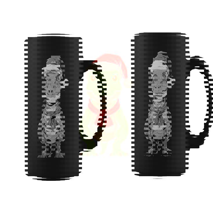 Cute Christmas Velociraptor Santa Raptor Dinosaur Tank Top Coffee Mug