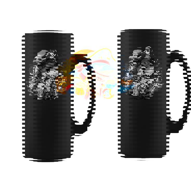 Dads Piratehark グラフィック 漫画 海 アドベンチャーシャツ コーヒーマグ