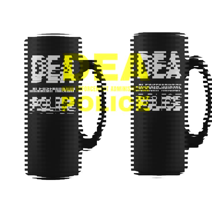 Dea 警察官 麻薬取締局 フロントプリント 長袖tシャツ コーヒーマグ