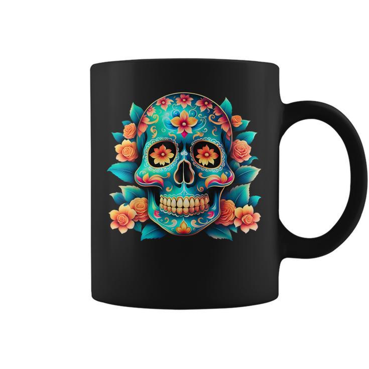Dia De Los Muertosugarkull Chemise Dia De Los Muertos Tasse