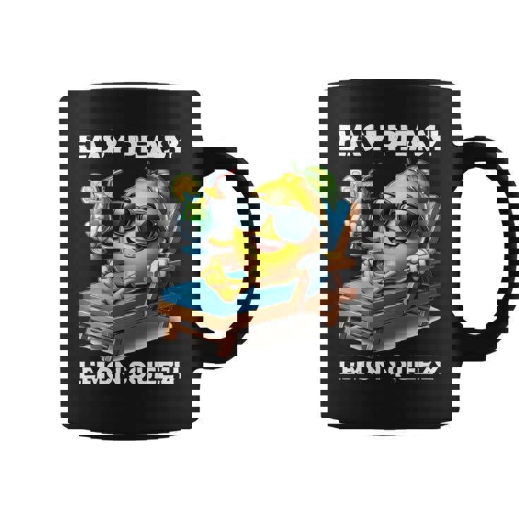 Easy Peasy レモンスクイーズ 長袖tシャツ コーヒーマグ