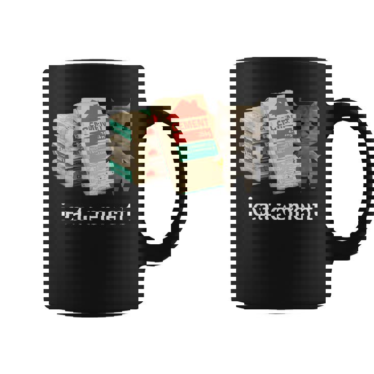 I Eat Cement 猫シャツ キッズ 面白い ダンク 猫 ミーム コーヒーマグ