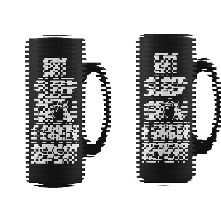 Eatleep Grow A Garden Repeat 面白い ガーデニング ゲーム コーヒーマグ