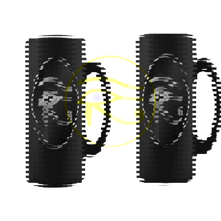 Egipcioun Dios Ra Ojo De Raímbolo Taza de café