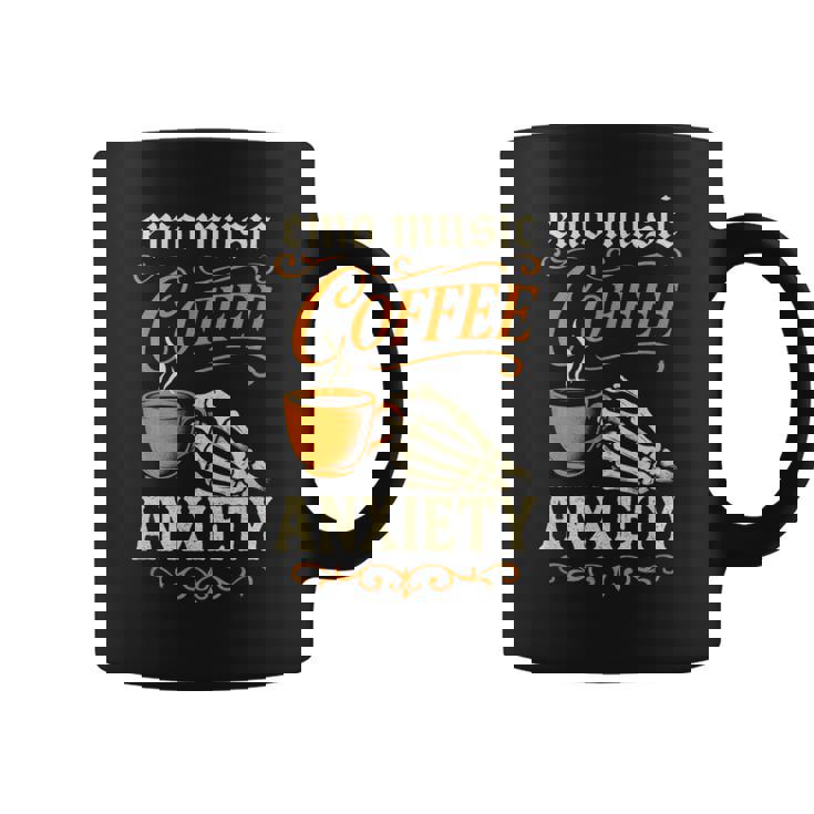 Emo Music Coffee Anxiety Rock Goth Grunge Coffee Mug