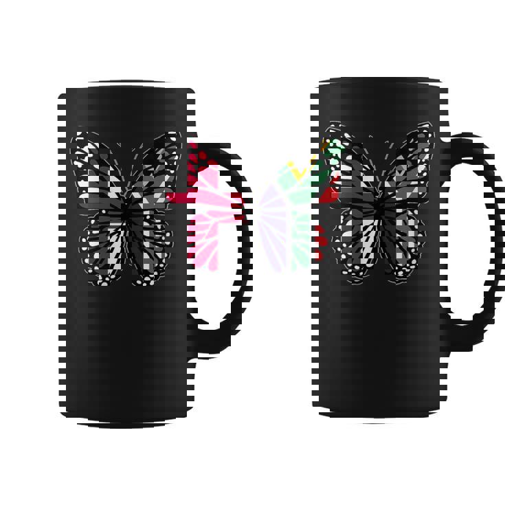 England South Africa Butterfly Half English South African Coffee Mug England South Africa Butterfly Half English South African Coffee Mug