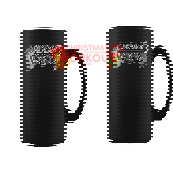 Entrenamiento De Navidad Hombres Es Divertidos Deportes De Navidad In Mangas Taza de café