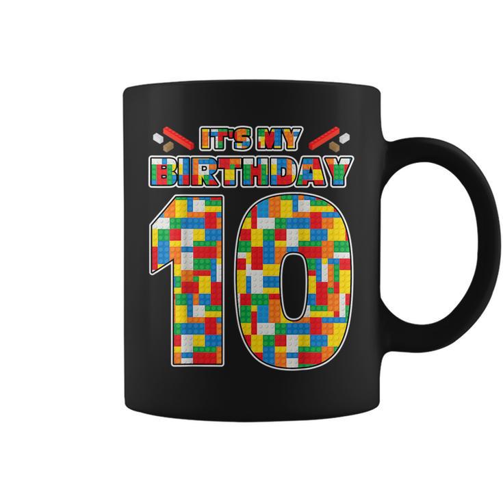 Es Mi Cumpleaños Número 10 10 Cumpleaños Taza de café