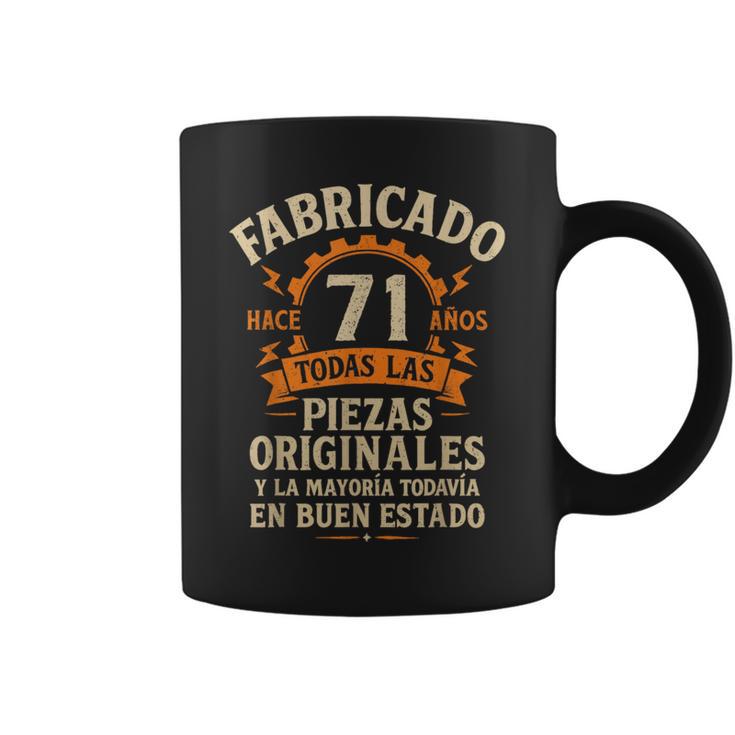 Fabricado Hace 71 Años Divertida Regalo 71 Cumpleaños Hombre Taza de café