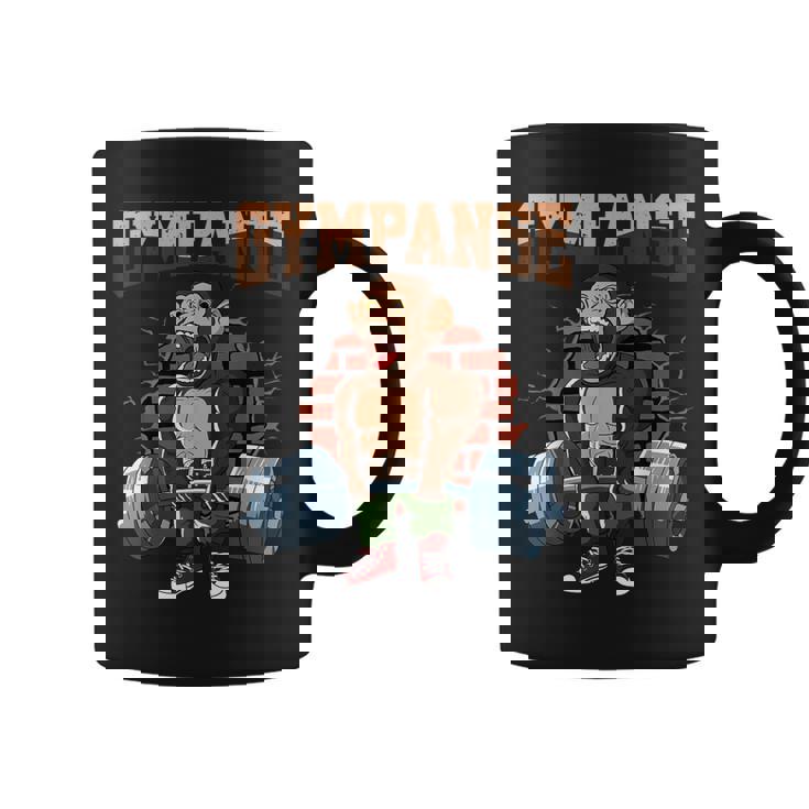 Fitness Gympanse Deadlift Workout Training Gymを行っています コーヒーマグ