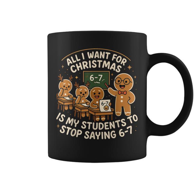 67 Christmas Pajamas Six Seven Meme Brainrot Coffee Mug