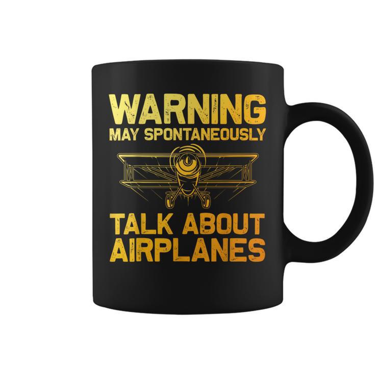 Airplane Lover Aviation Planes Flying Airplane Coffee Mug - Monsterry