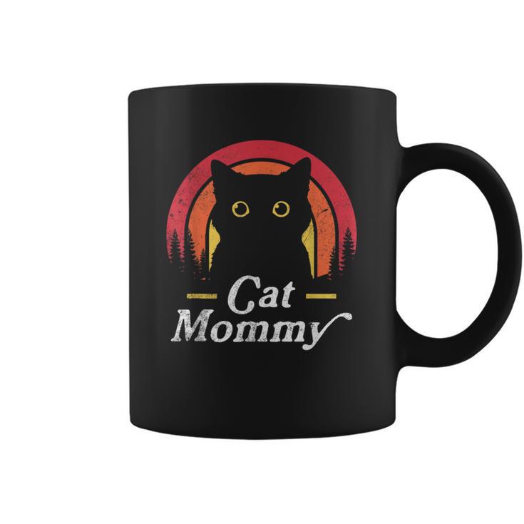 Cat Lady Mommy Cat Lovers Retro La Mejor Mamá De Gatos De La Historia Taza de café