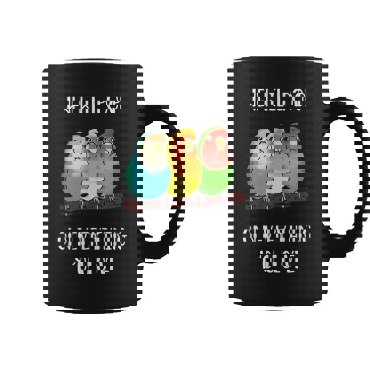 Cute Lovebirds Will Poop On All You Love コーヒーマグ