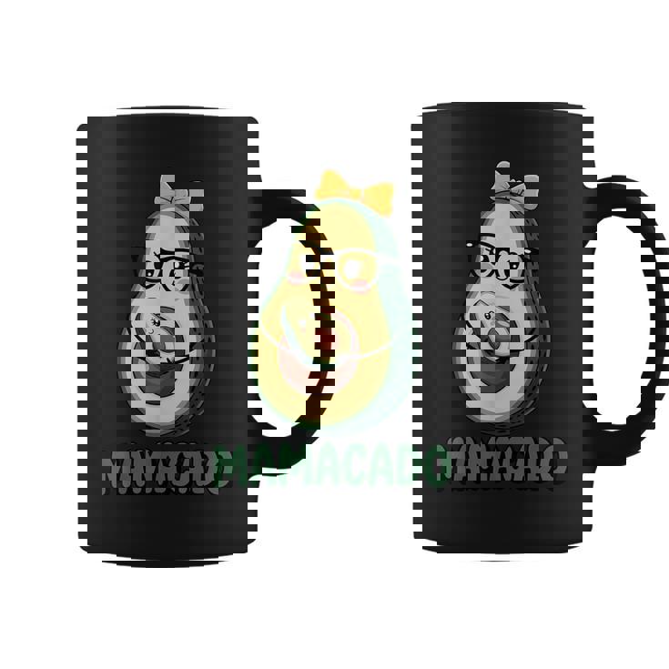 Mamacado Pregnant Avocado Mom Pun コーヒーマグ