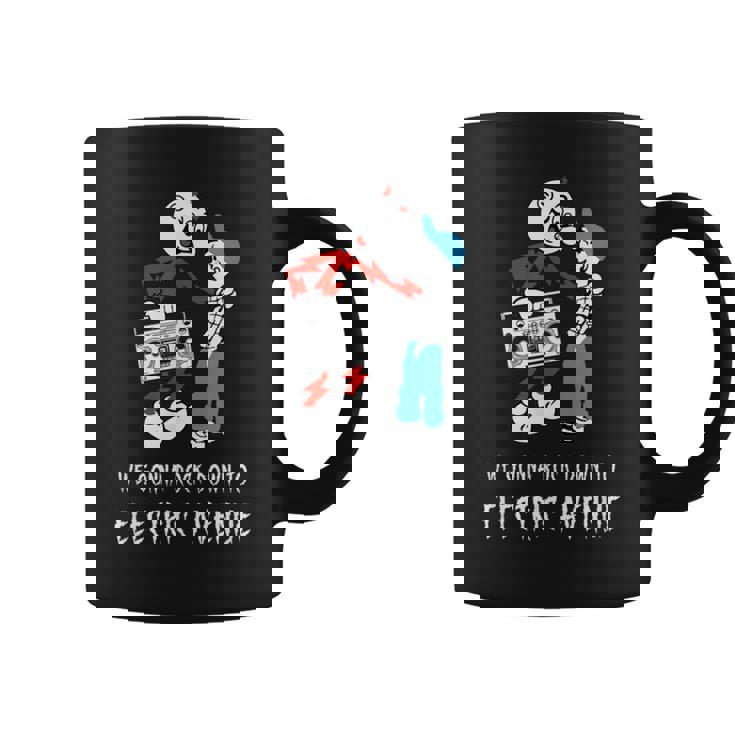 Reddy Kilowatt Electric Avenue 80年代ブームボックス ビンテージ コーヒーマグ